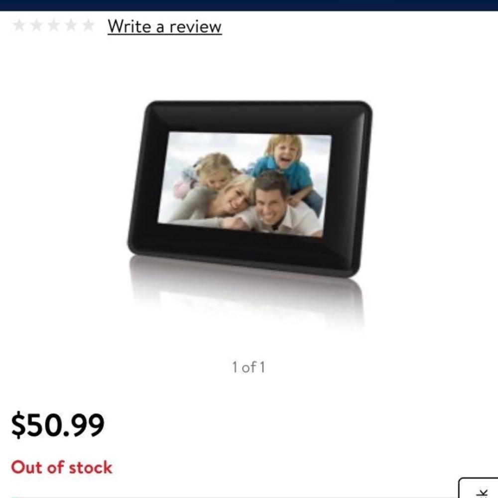 Brand new Coby dp730 digital picture frame